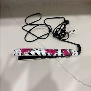 Hot Tools Ceramic Flat Iron Hair Straightener Floral Print